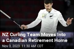 New Residents of Retirement Home: a Young Curling Team
