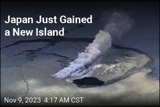 Undersea Volcano Gives Japan a New Island