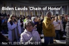Biden Lauds &#39;Chain of Honor&#39;