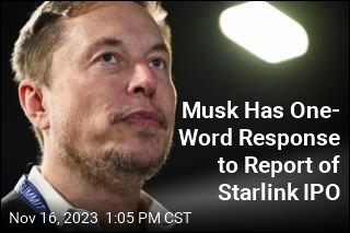 Musk Shoots Down Report of Starlink IPO