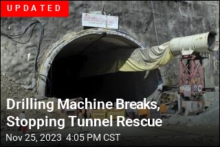 3 Planes Fly Bigger Drill to Workers Trapped in Tunnel