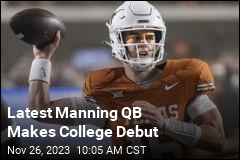 Latest Manning QB Makes College Debut