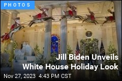 Jill Biden Unveils White House Holiday Look