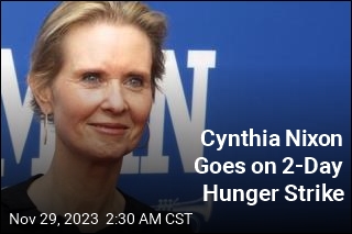 Cynthia Nixon Participates in Hunger Strike for Cease-Fire