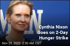 Cynthia Nixon Participates in Hunger Strike for Cease-Fire