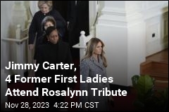 All 4 Living US First Ladies Attend Rosalynn Carter Tribute