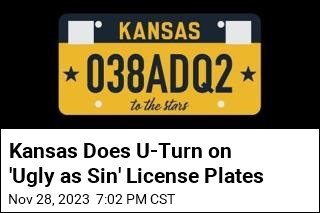 Kansas Backtracks on &#39;Ugly&#39; License Plate Design