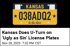 Kansas Backtracks on &#39;Ugly&#39; License Plate Design