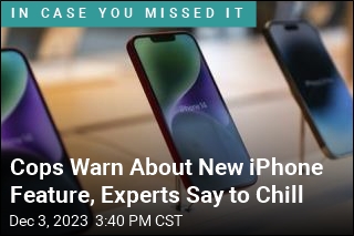 Cops Warn About New iPhone Feature, Experts Say to Chill