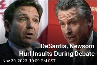 DeSantis, Newsom Hurl Insults During Debate