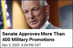 Senate Approves More Than 400 Military Promotions
