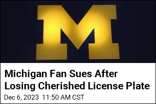 Michigan Fan Sues Over Cherished License Plate