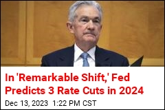 Fed Holds Key Rate Steady, Predicts 3 Rate Cuts Next Year
