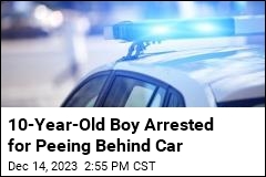 10-Year-Old Boy Put in Cell for Urinating Behind Car