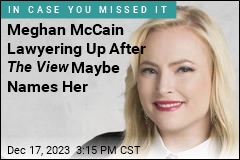 Meghan McCain Consulting Lawyer After She&#39;s Not Named on The View