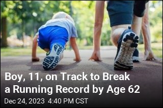 Boy, 11, on Track to Break a Running Record by 62