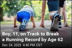 Boy, 11, on Track to Break a Running Record by 62