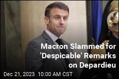 Macron Slammed for Defending Depardieu