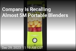 Company Is Recalling Almost 5M Portable Blenders