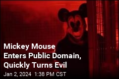 Mickey Mouse Enters Public Domain, Quickly Turns Evil