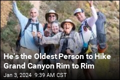 He&#39;s the Oldest Person to Hike Grand Canyon Rim to Rim