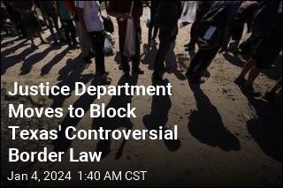 Justice Department Sues Texas Over Controversial Border Law