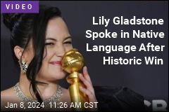 Lily Gladstone Spoke in Native Language After Historic Win