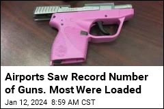 Nearly All 6.7K Guns Found by TSA in 2023 Were Loaded