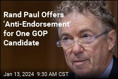Rand Paul Offers &#39;Anti-Endorsement&#39; for One GOP Candidate