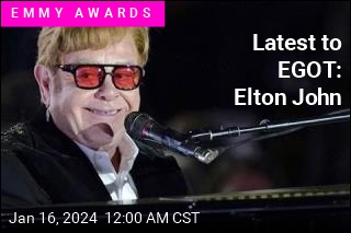 Elton John EGOTs at Emmys