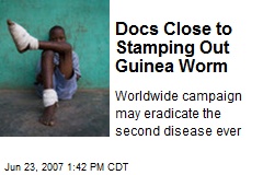 Docs Close to Stamping Out Guinea Worm