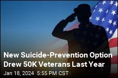 New Suicide-Prevention Option Drew 50K Veterans Last Year