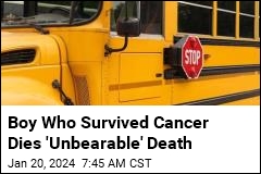 Young Cancer Survivor Dies After Crawling Under Bus