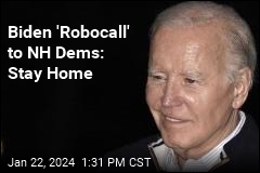 NH Dems Told to Stay Home by ... Fake Joe Biden