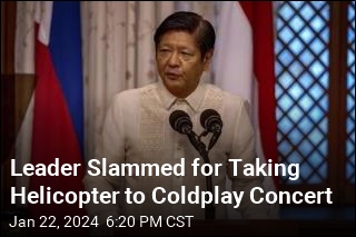 Philippines President Faces Backlash Over Coldplay Gig