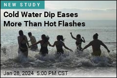 Cold Water Dip Eases More Than Hot Flashes