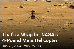 Rotor Blade Damage Grounds 4-Pound Mars Helicopter