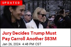 Jury Orders Trump to Pay Carroll Another $83M