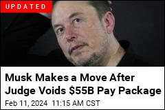 Court Says Musk Can't Keep $55B Pay Package