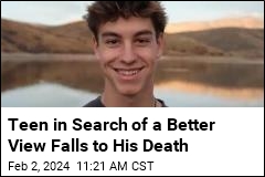 Trying to Snap a Better Photo, Teen Falls to His Death