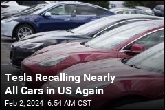 Tesla Recalling Nearly All Cars in US Again