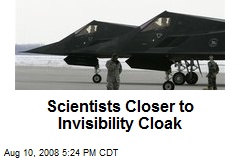Scientists Closer to Invisibility Cloak