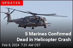 Helicopter Carrying 5 Marines Vanishes