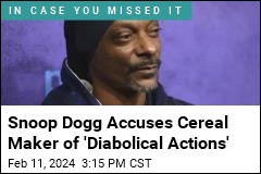 Snoop Dogg Sues Over Alleged Cereal Sabotage