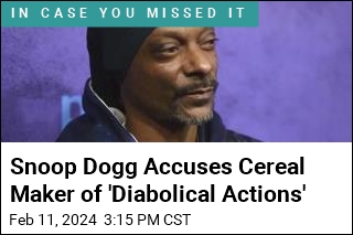 Snoop Dogg Sues Over Alleged Cereal Sabotage
