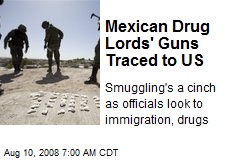 Mexican Drug Lords' Guns Traced to US