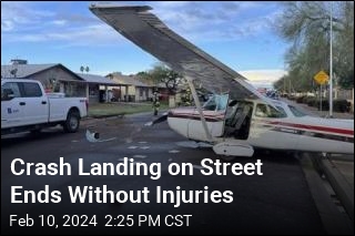 Pilot Lands on Street Without Injuring Anyone