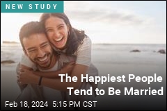 The Happiest People Tend to Be Married