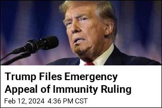 Trump Asks SCOTUS to Block Immunity Ruling