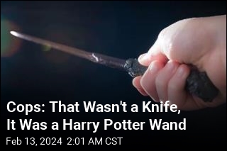 Cops: Man Spotted With &#39;Knife&#39; Had Harry Potter Wand
